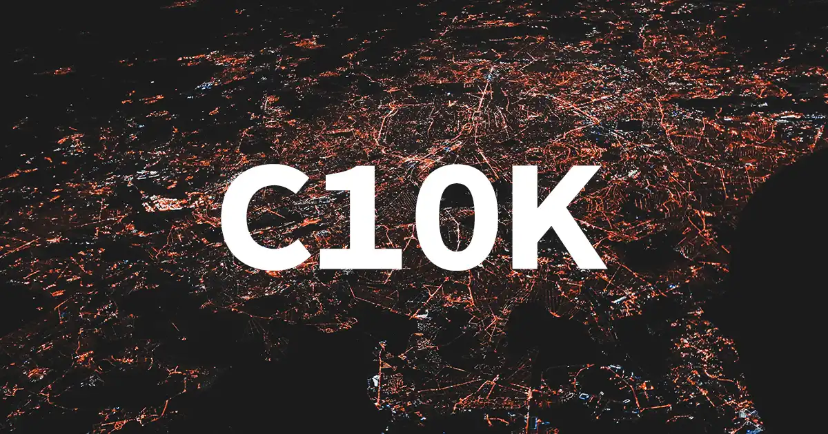 網路程式著名的 C10K 問題 - 封面圖